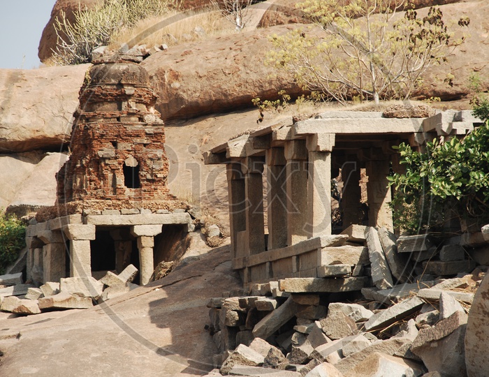 Ancient ruins of Stone pillar temple