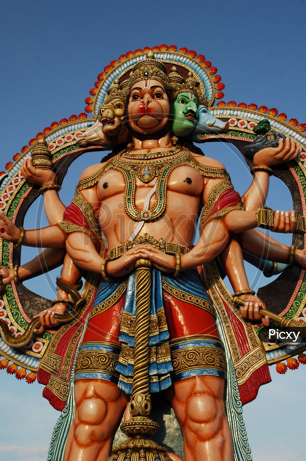 Hindu God Lord Anjaneya Statue