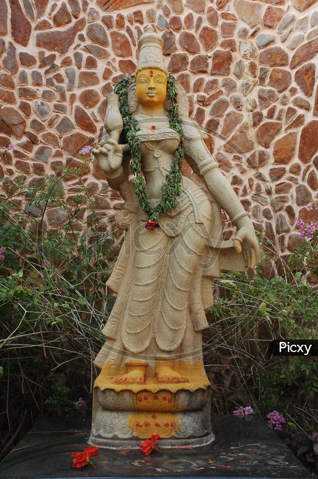 A Hindu Goddess statue