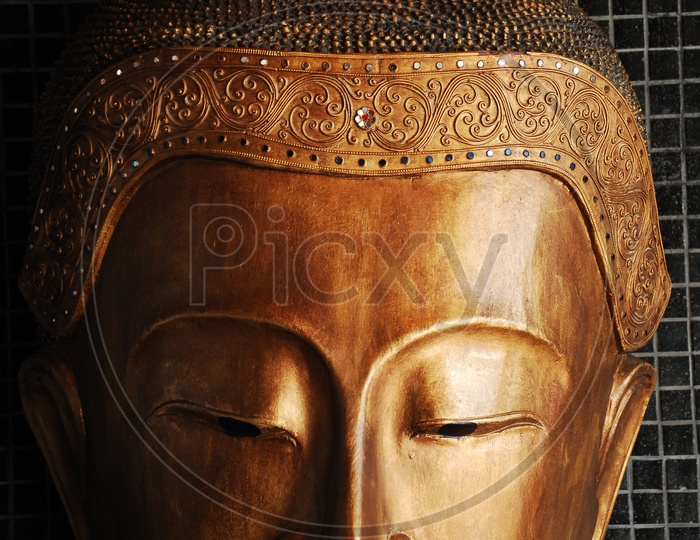 Close up shot of Buddha
