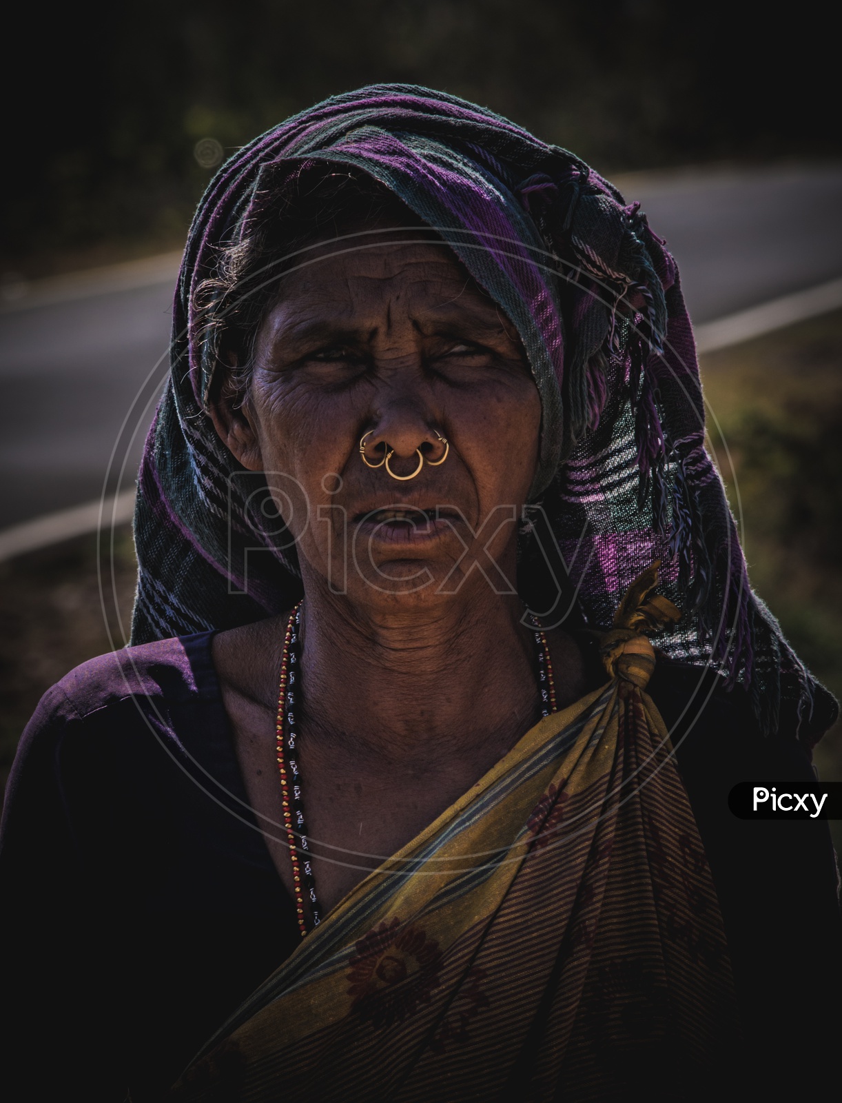 Portrait Of an Tribal  Woman