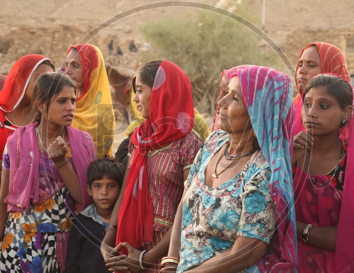 Group of Rajasthani women