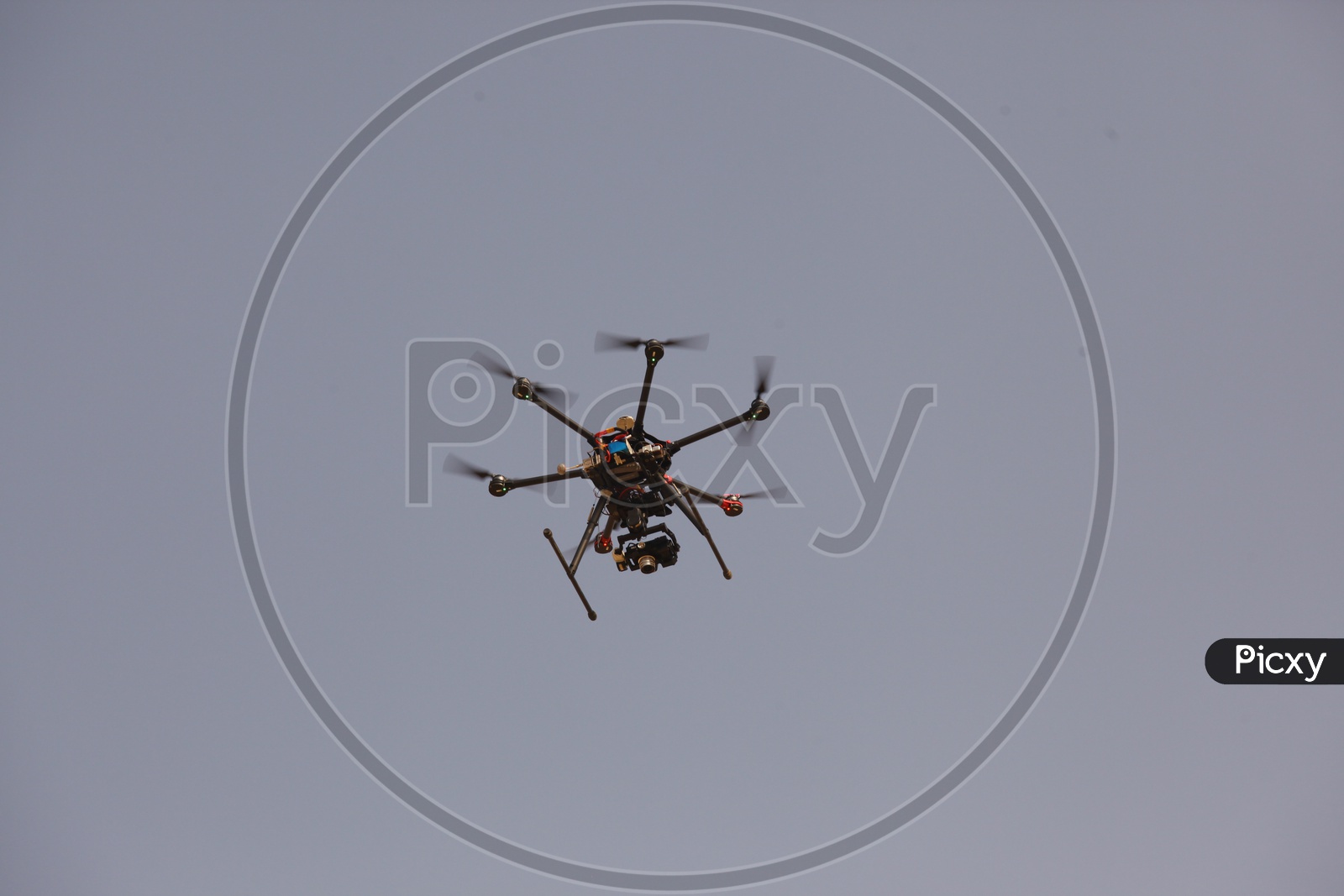 Drone camera in Air
