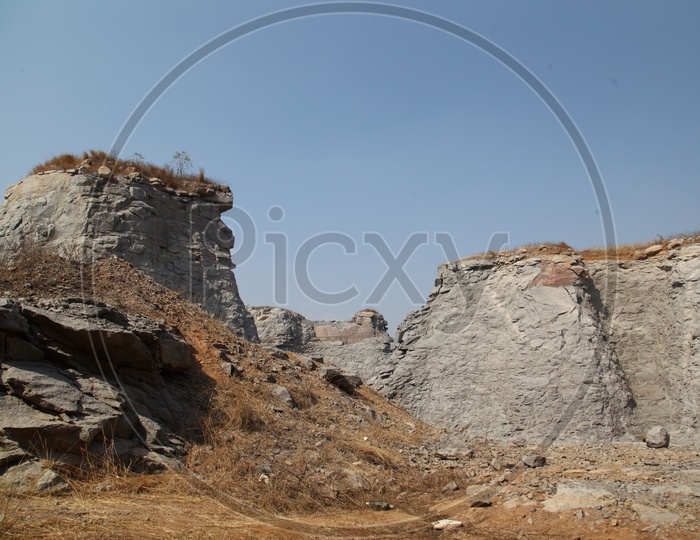Left overs of a Mining Quarry