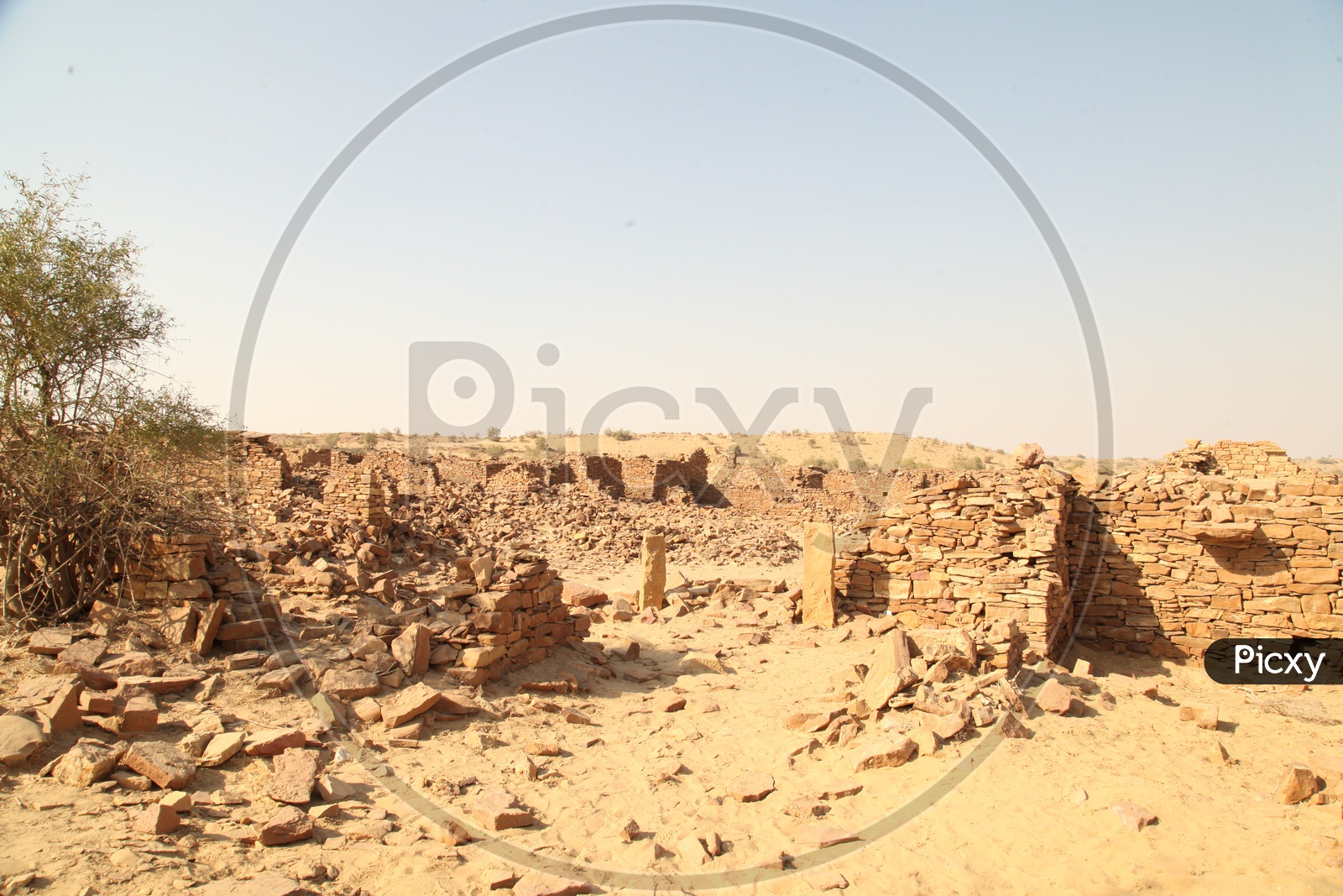 Old Ruins in a desert