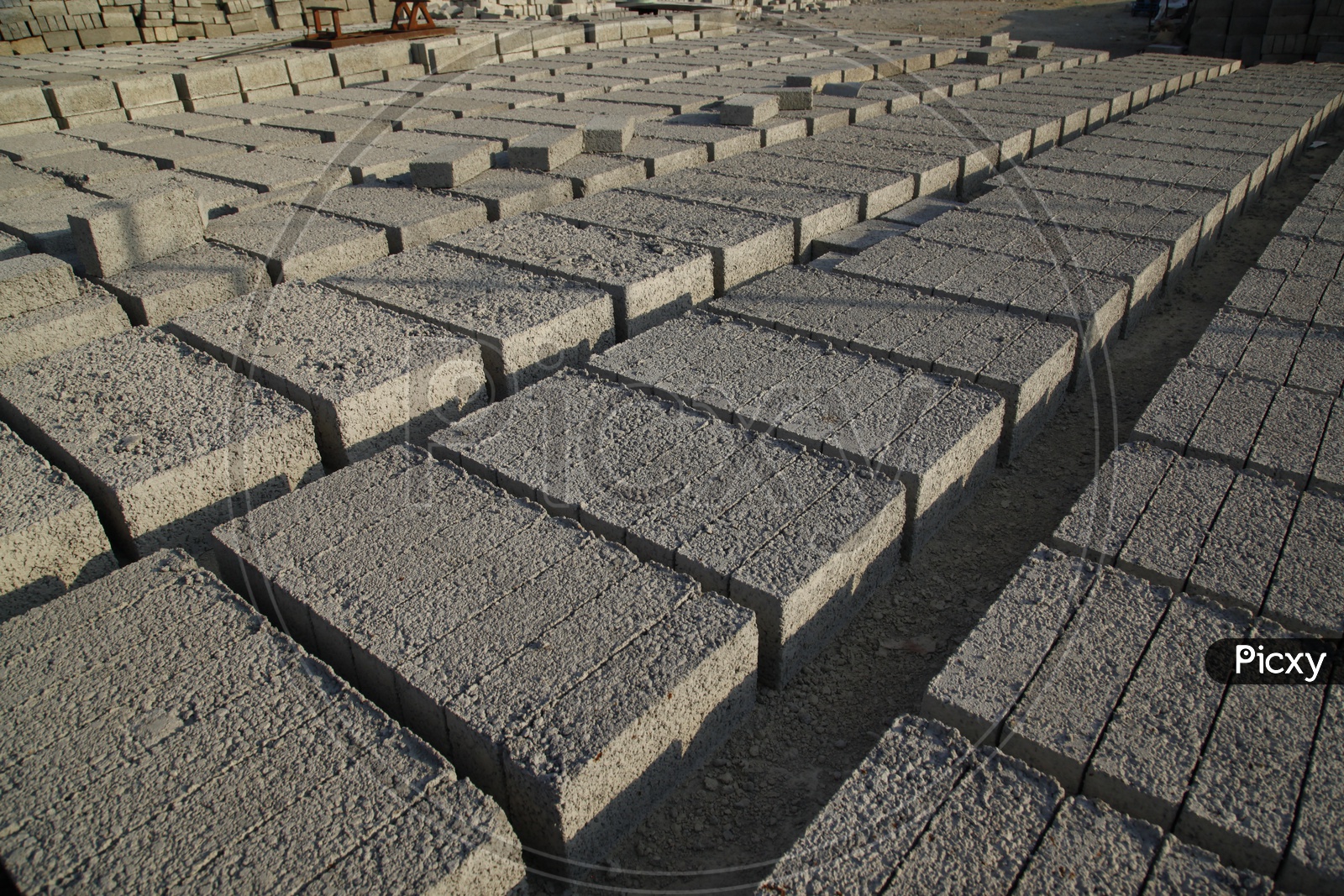 Making of Concrete Bricks