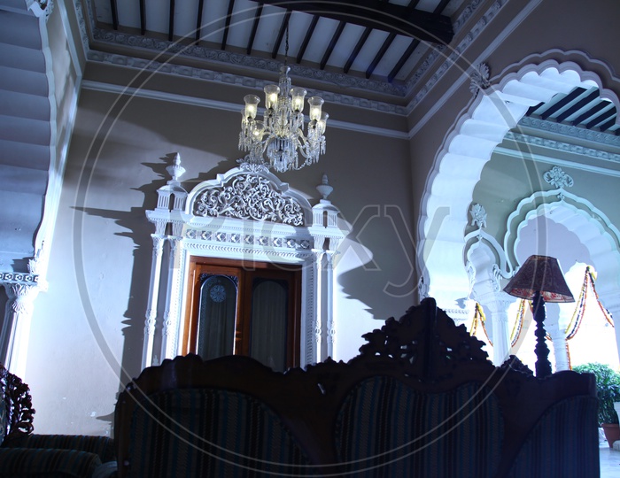 Interior of a palace
