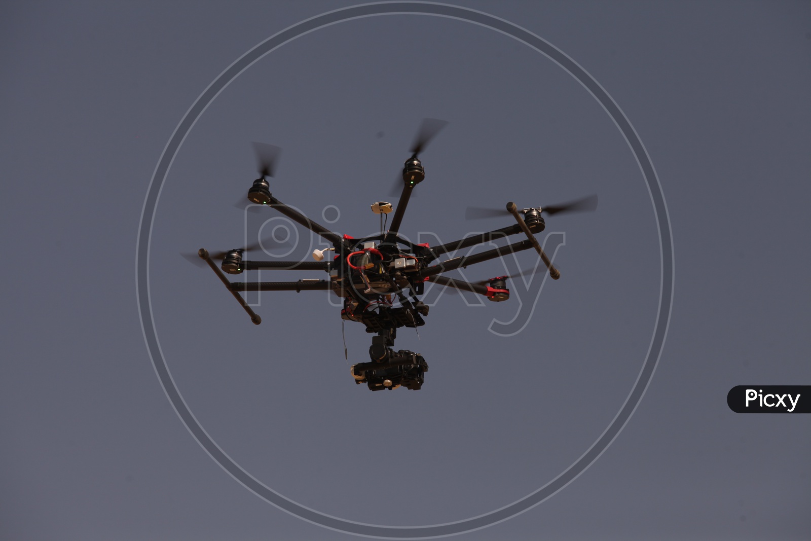 Drone Camera in sky