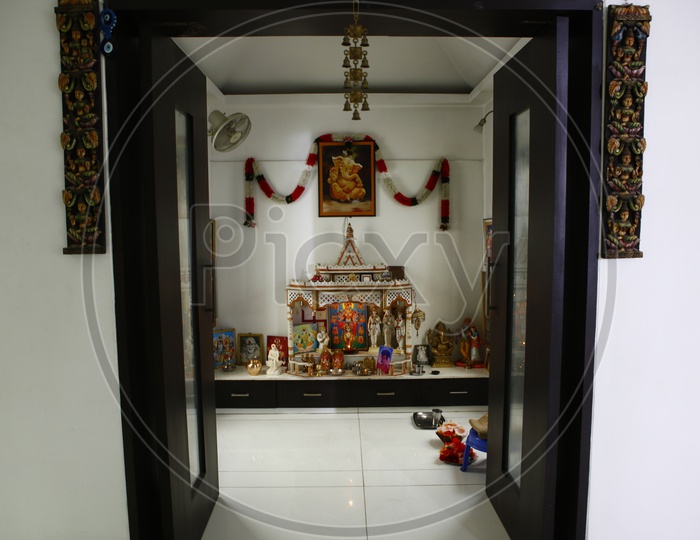 Hindu pooja room
