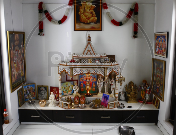 Hindu pooja room