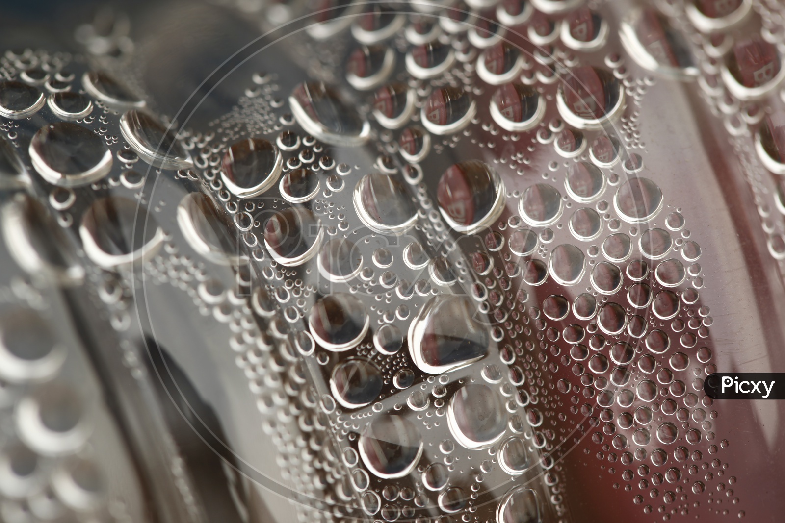 Close up shot of water droplets