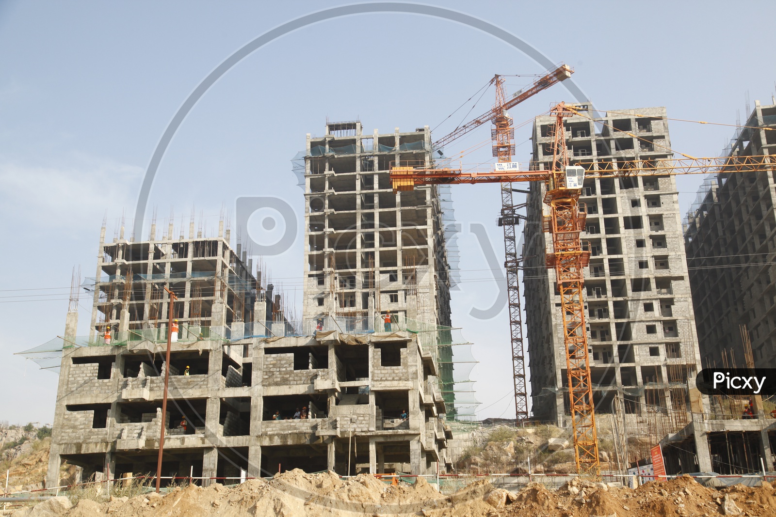 Construction of a High rise buildings