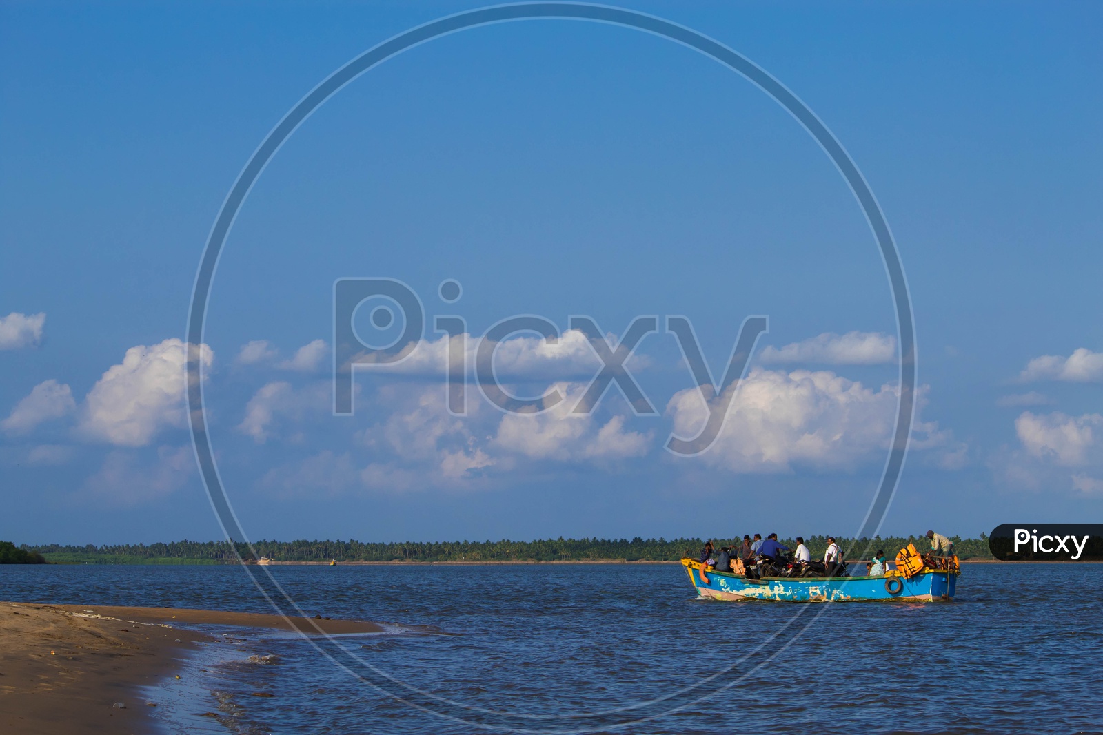 Boats in Godavari River