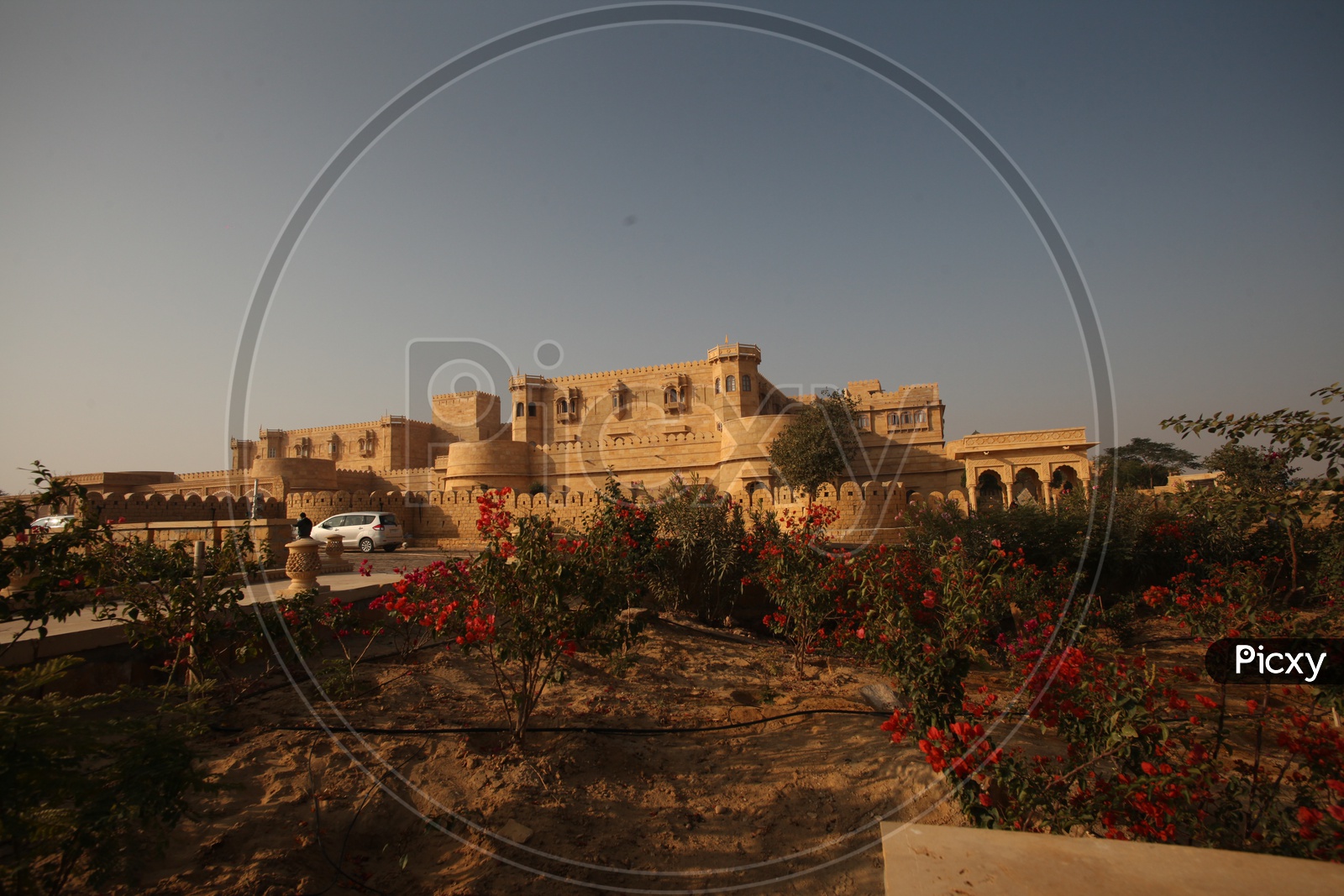 Historic architecture of a Palace in Rajasthan