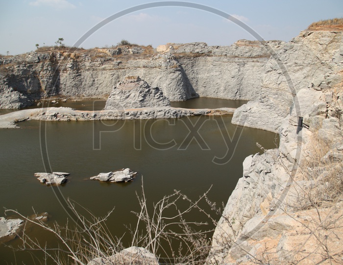 Left overs of a Mining Quarry