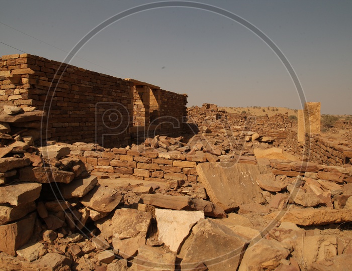 Old Ruins in a desert
