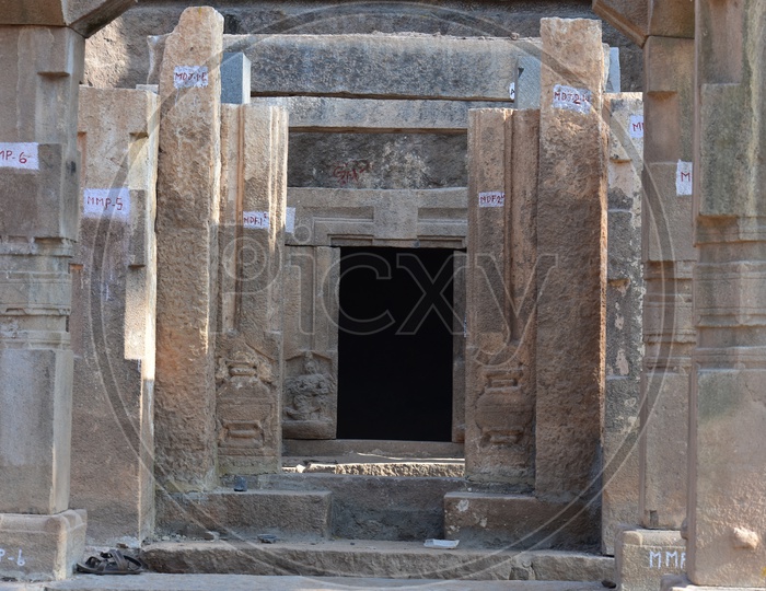Ancient temple at Kondaveedu Fort