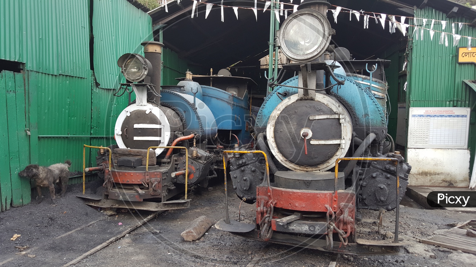 Twin steam engine taken by Unesco world heritage