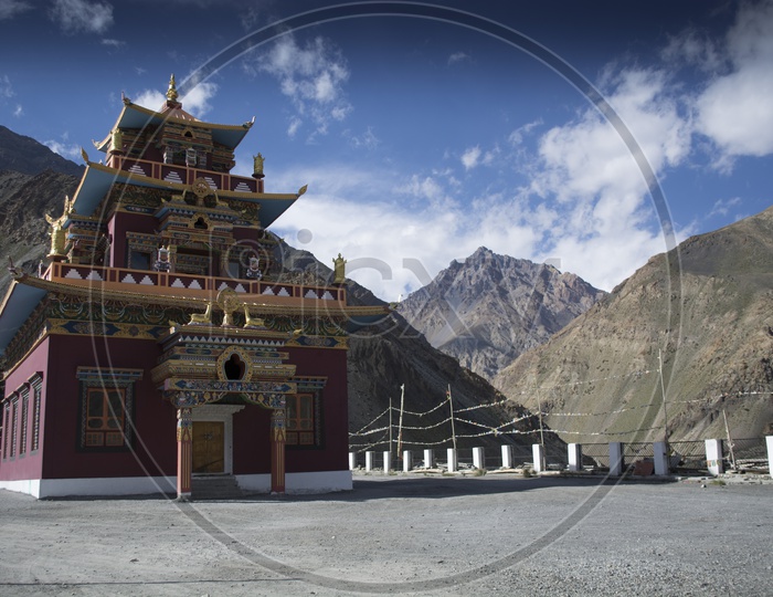Gui Stupa or  Monastery of Himachal Pradesh