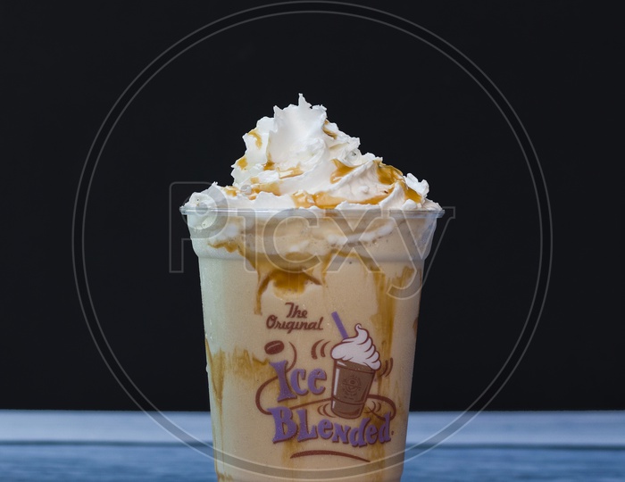 Caramel Ice Blended with Whipped Cream