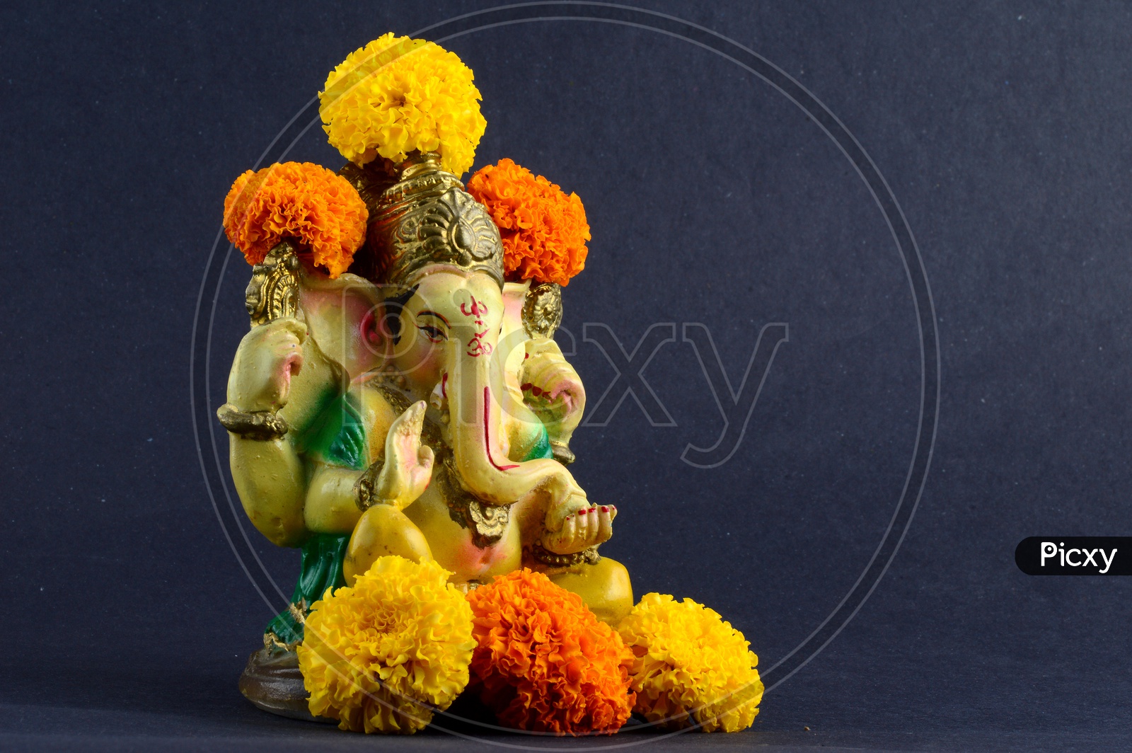 Hindu God Ganesha or Ganapathi.
