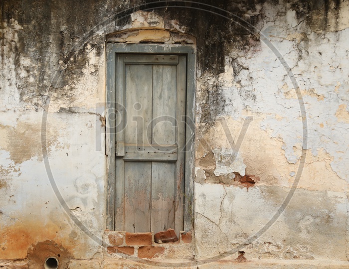 An old door of a house