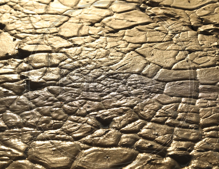 Texture and Patterns Of Mud Slurry Accumulated in a Pit
