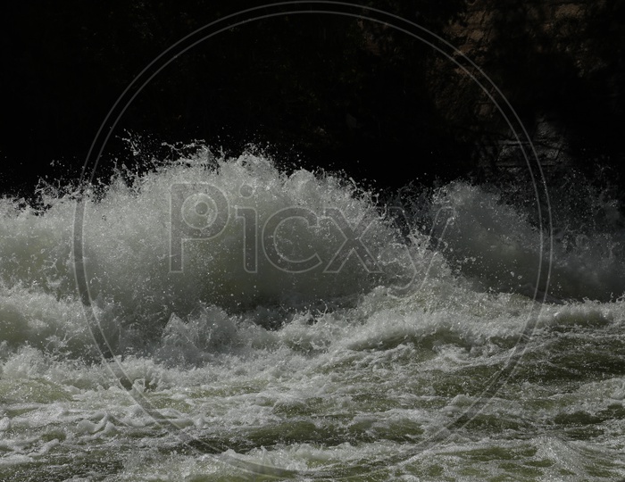 High speed moving water