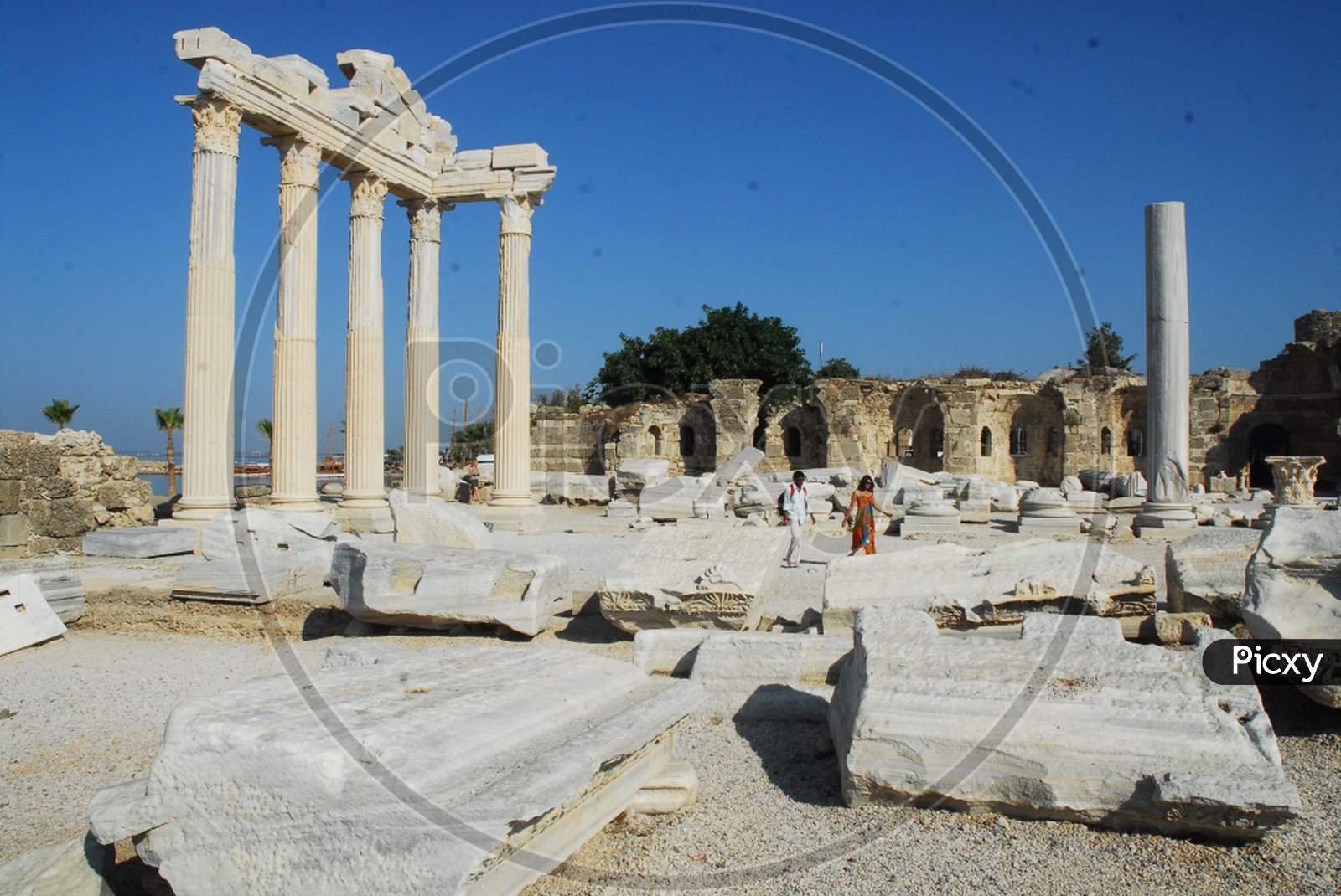 Apollo temple ruins in Turkey