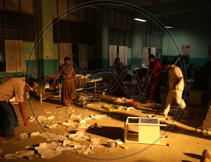 Hospital Ward After an Ambush