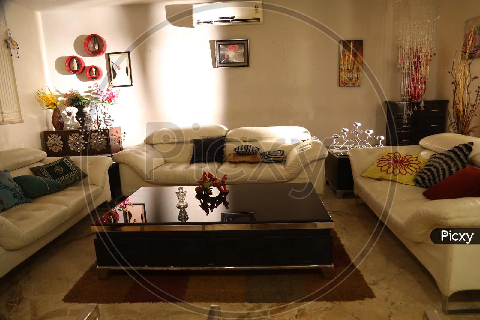Interior design of a living room