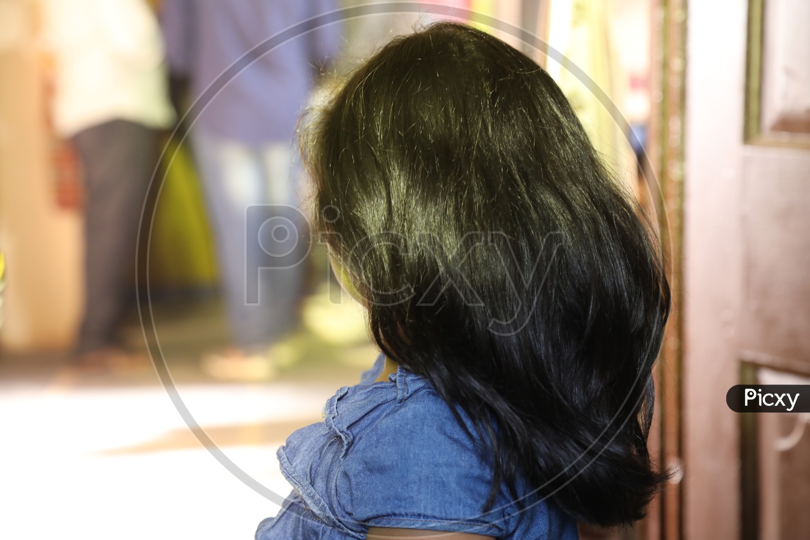 indian young boy with long hair divine look generative AI 24093834 Stock  Photo at Vecteezy