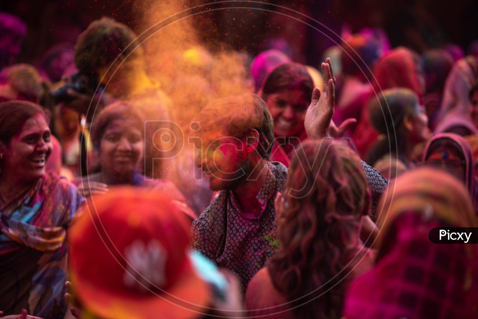 Marwari or Marwadi community celebrate Holi in Hyderabad on 21st March 2019