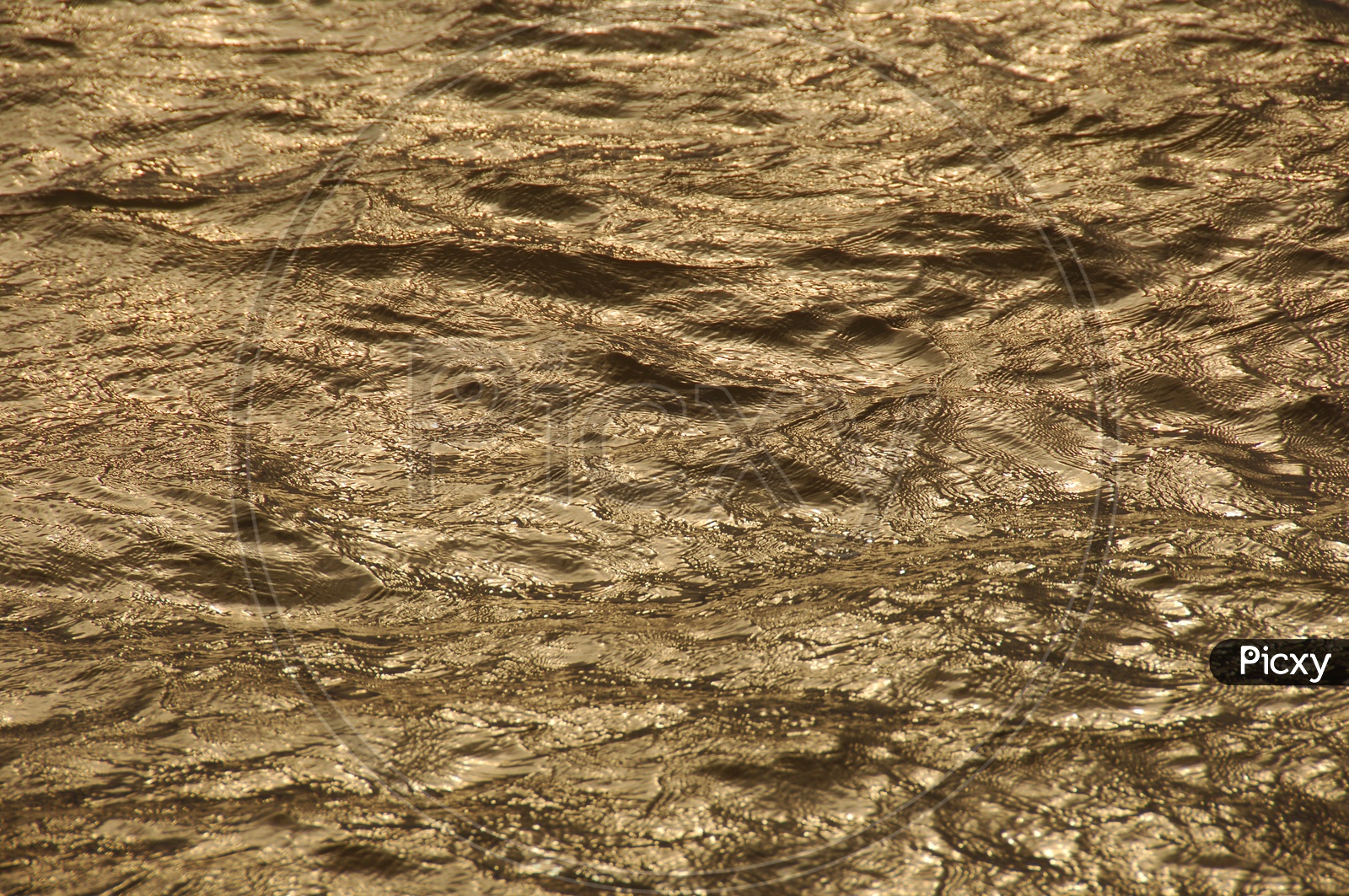 Texture Of Water Ripples on a Water Surface