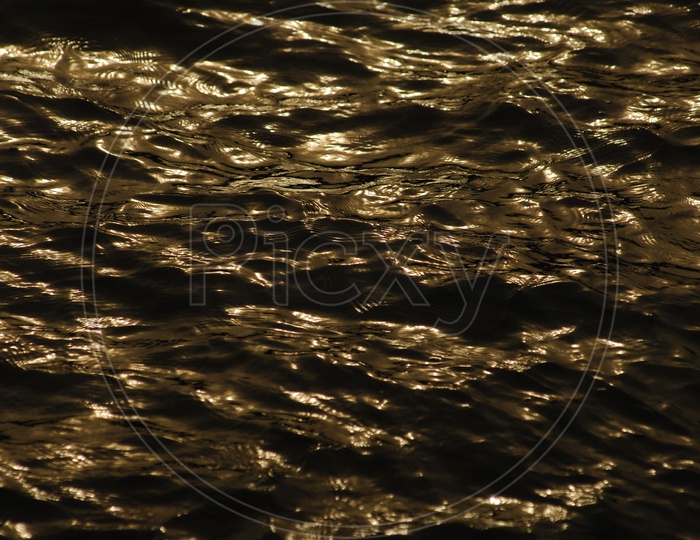 Texture Of Water Ripples on a Water Surface