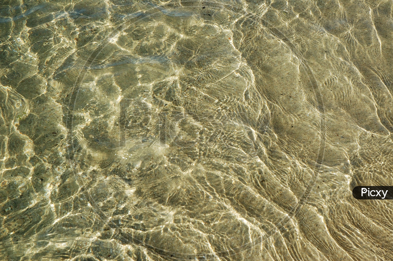 Water waves on the sand