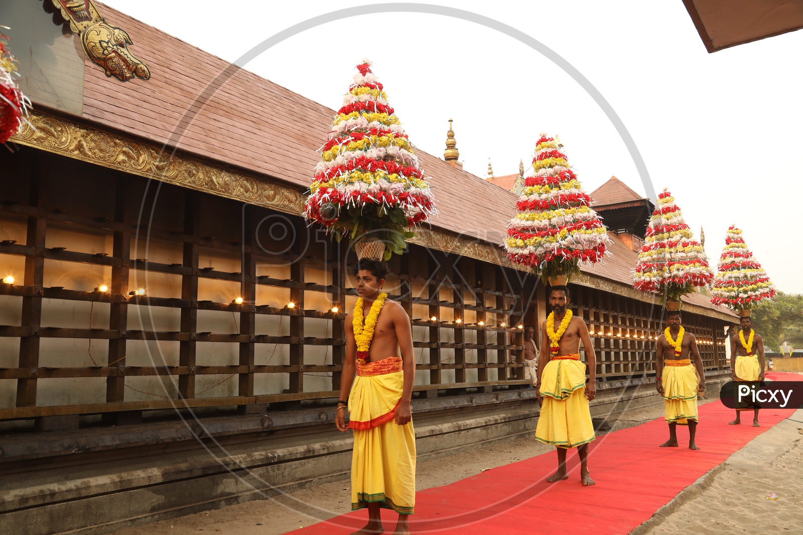 traditional Procession Dancers in Kerala