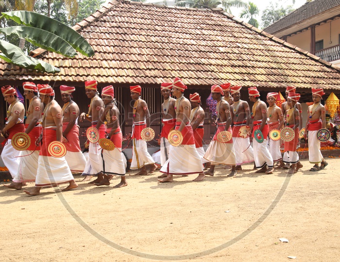Kerala Traditional Dancers as a Group