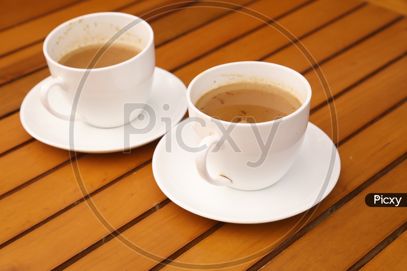 Tea Cups On Table