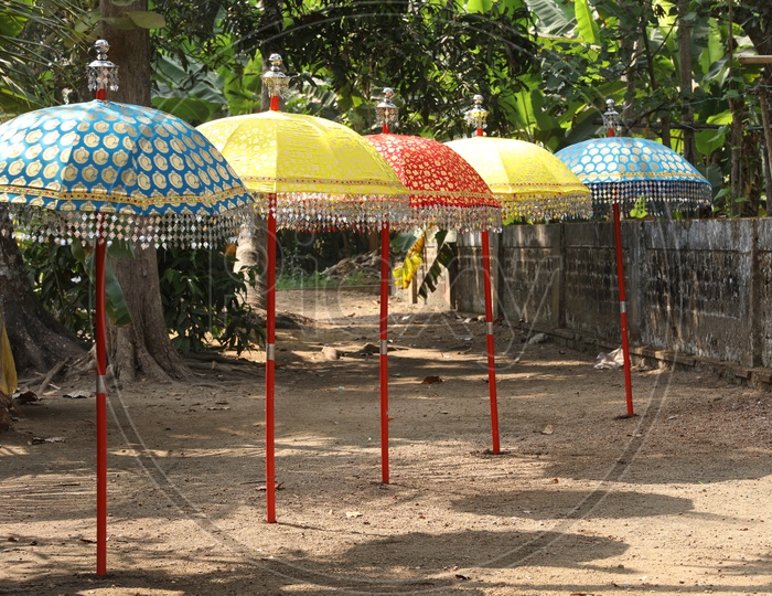 Colourful Traditional  Umbrellas
