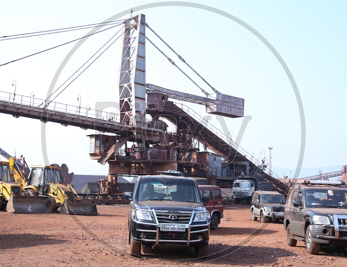 Xuv Cars In a Mining Area