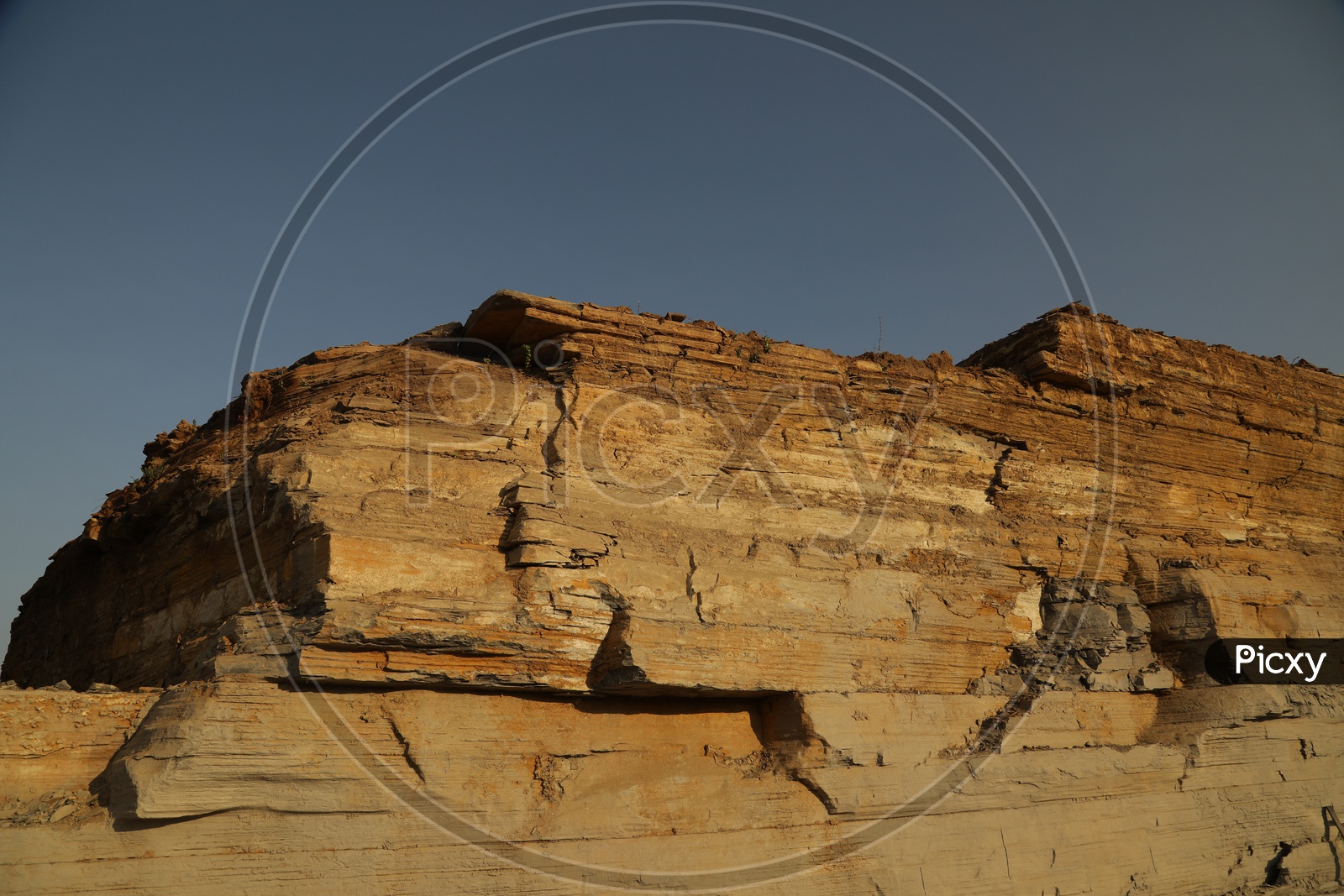 Close up of Dikes - Mountain rocks