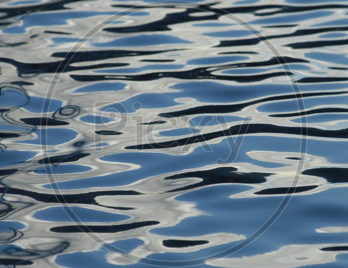Silky Texture Of Water Surface