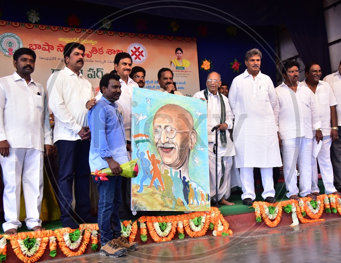 AP state creativity and culture commission awarding the prize