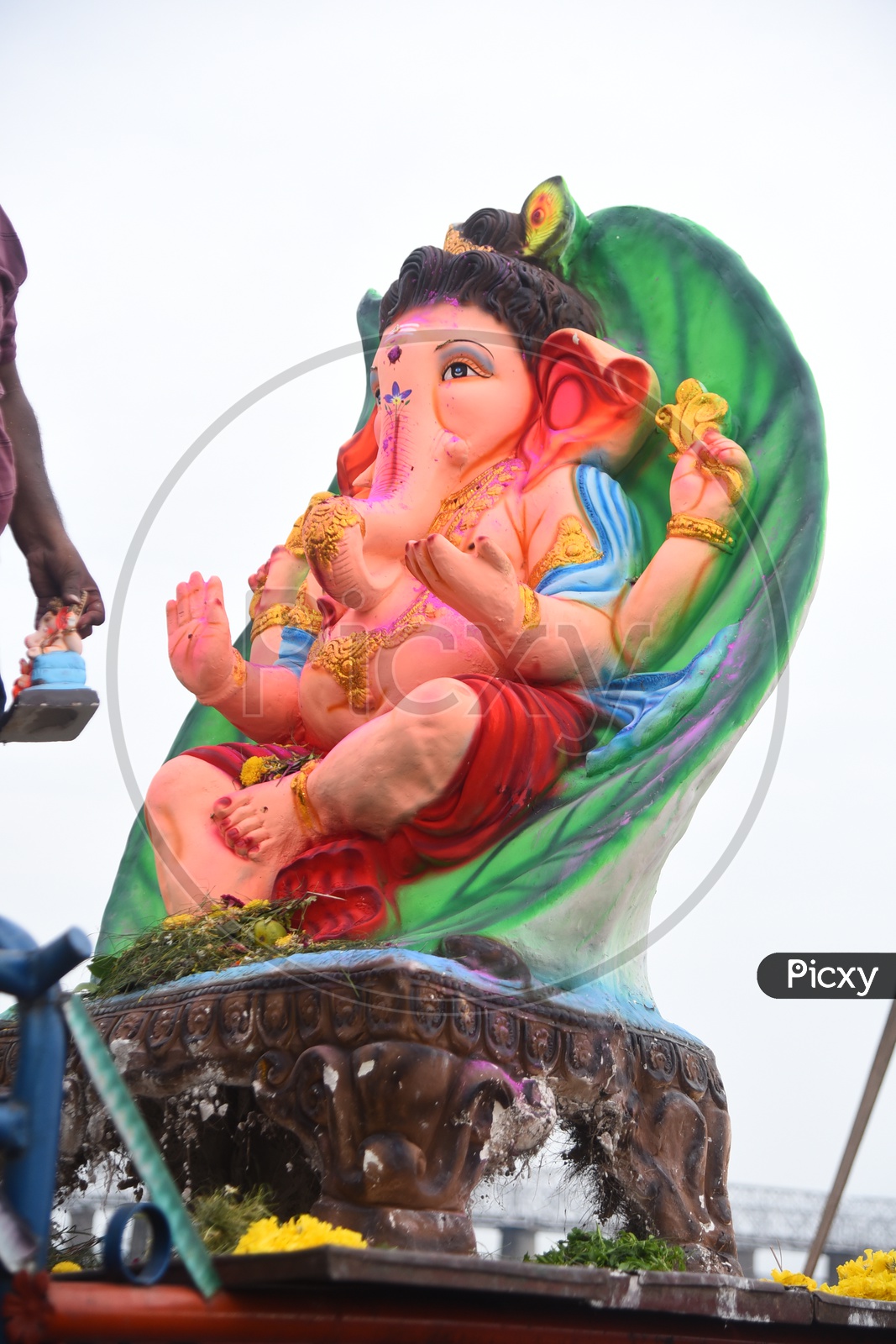 Ganesha Idol during Ganesh Visarjan