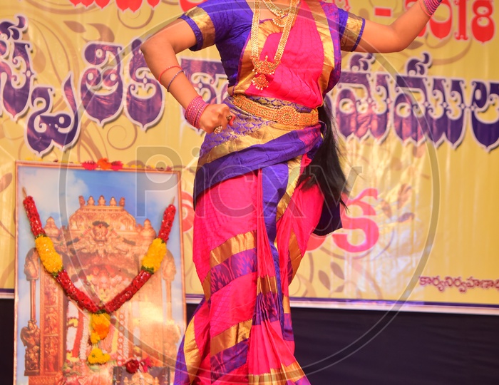 Classical Dancer performing on stage