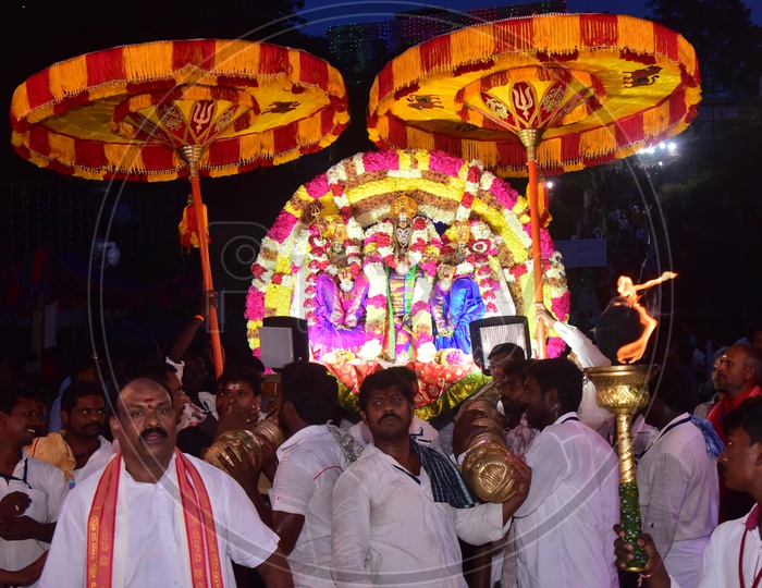 Hindu God Procession
