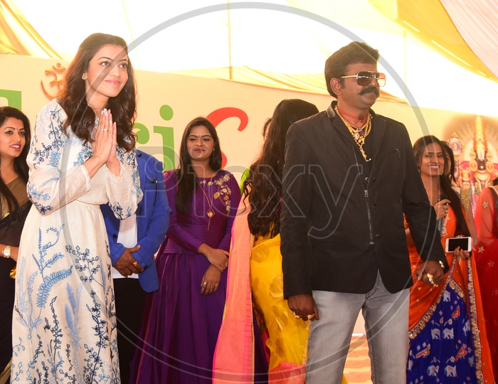 Actress Kajal Agarwal in a Event