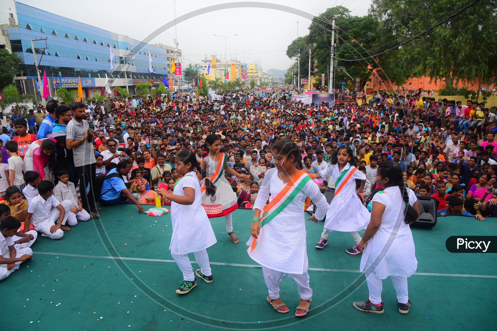 Students Dancing on Stage In a Event