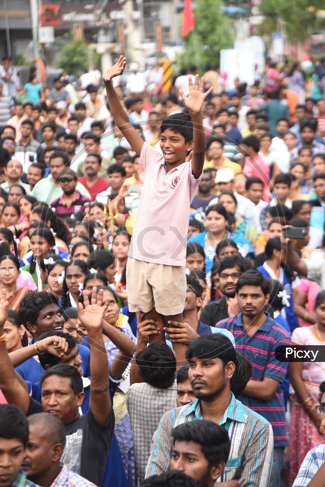 Crowd Cheering In an Event